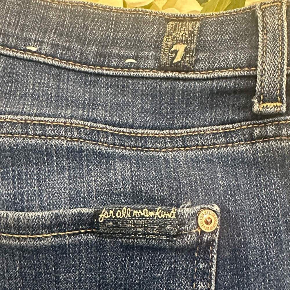 7 For All Mankind Josefina Ankle Jeans - Blue - Picture 4 of 12